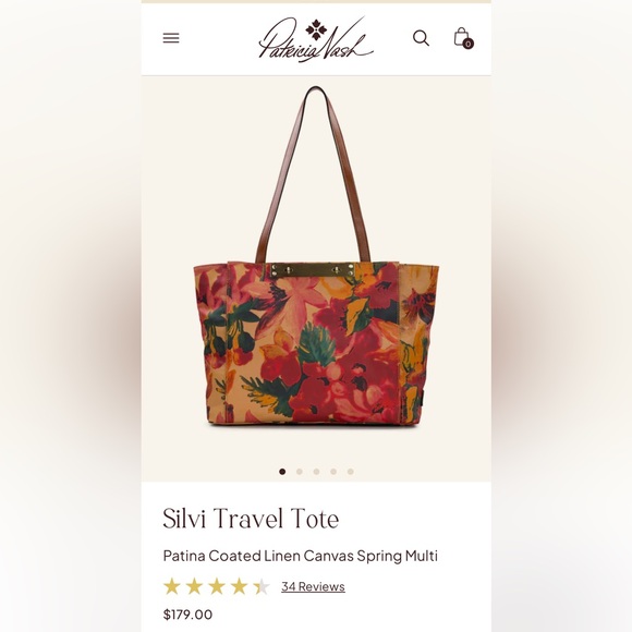 Patricia Nash Silvi Travel Tote - Picture 2 of 11